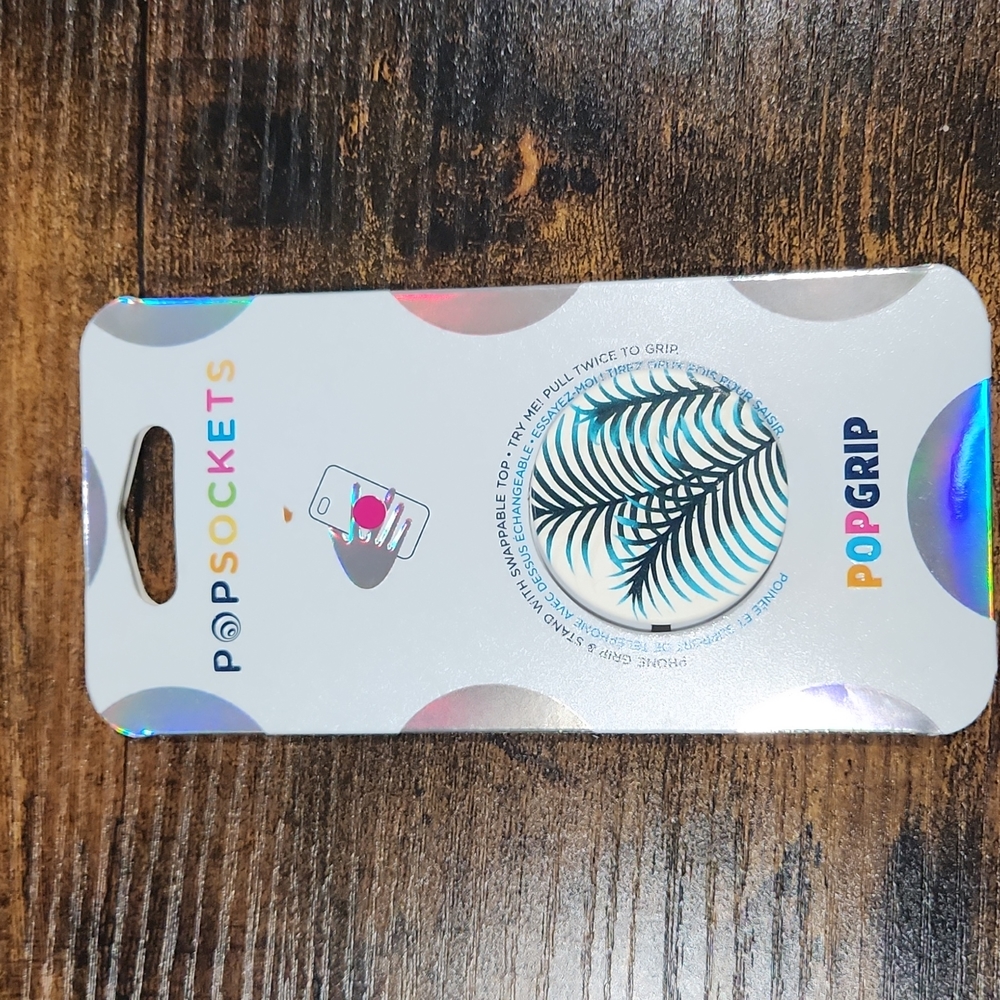 NWT popsockets brand popgrip pacific palm